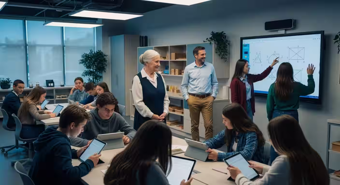 Montessori in un'aula digitale