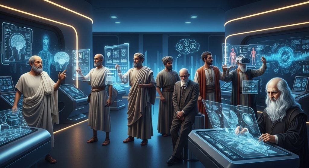 Dialoghi impossibili tra maestri antichi e nuove tecnologie