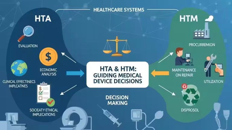 Suggested components of policy for HTA & HTM
